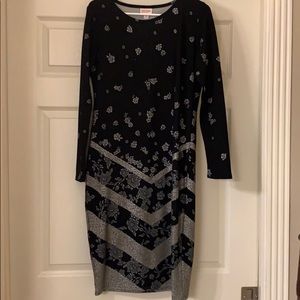 LuLaRoe long sleeve Debbie dress